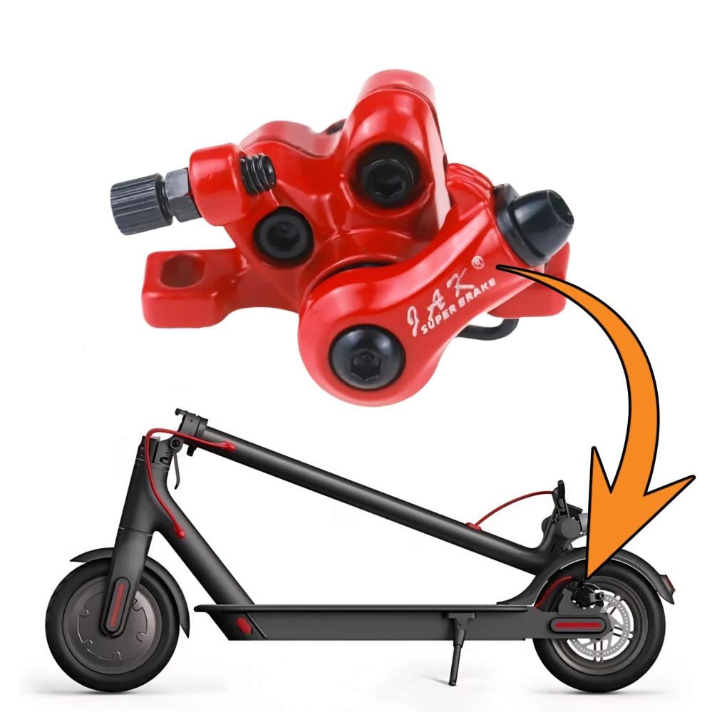 Electric scooter mechanical disc brake caliper